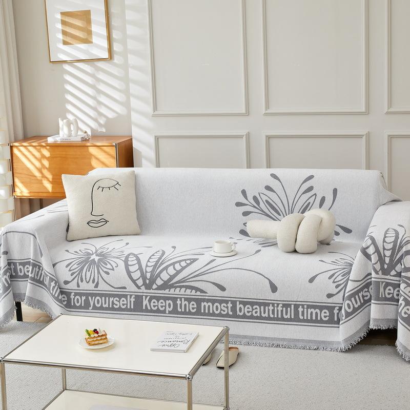 Chenille Sofa Towel Four Seasons Universal All-Inclusive Sofa Cover Dust Cover Living Room One-Piece Sofa Large Cover Cloth