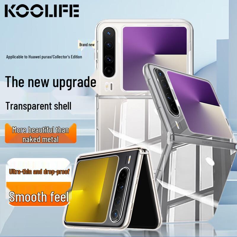 KOOLIFE Clear Protective Case for Foldable Phones
