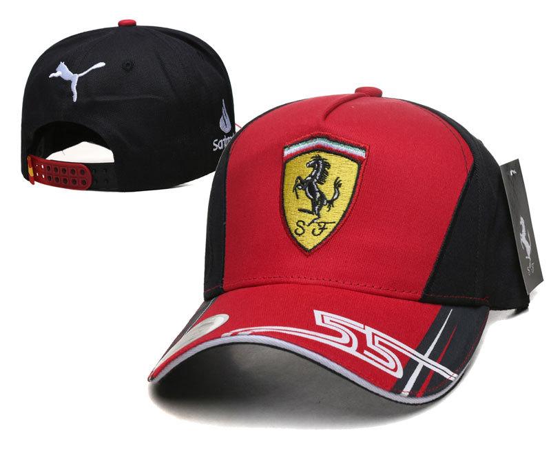 

Новая бейсболка Ferrari Racing 16 55 F1 для мужчин и женщин, повседневная, вышитая, спортивная, для улицы, бейсболка Charles Leclerc
