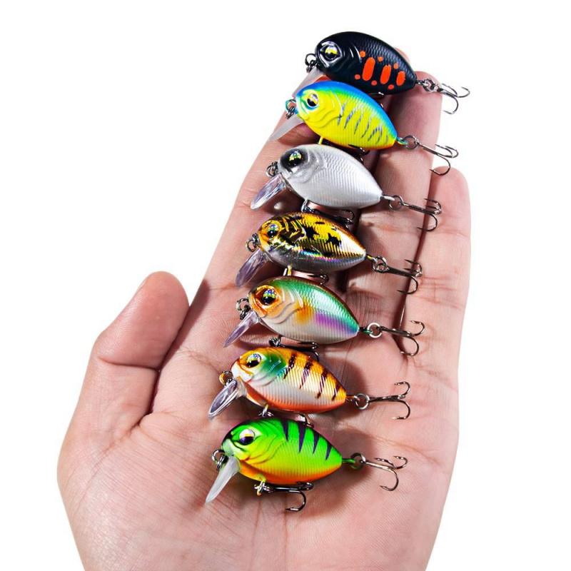 Floating Minnow Lua Lure Small Fathead3.8CM3.8GMini Micro Full Set Fishing Lure Outdoor Fishing Gear