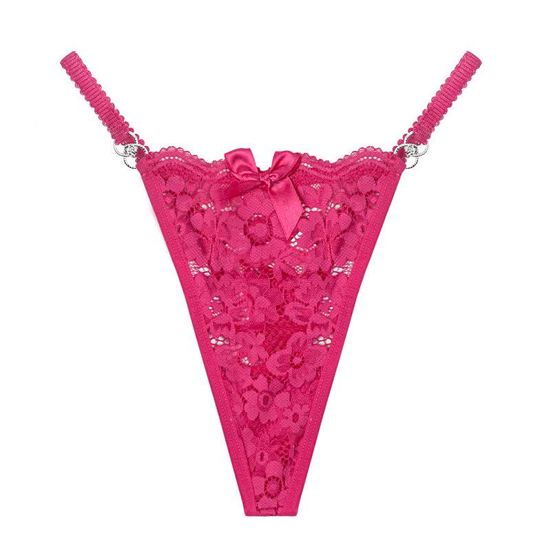 

Весенние кружевные стринги Pure Desire: Лидер продаж Европейское и американское сексуальное нижнее белье больших размеров для женщин XL (120-140 cm) розы красного