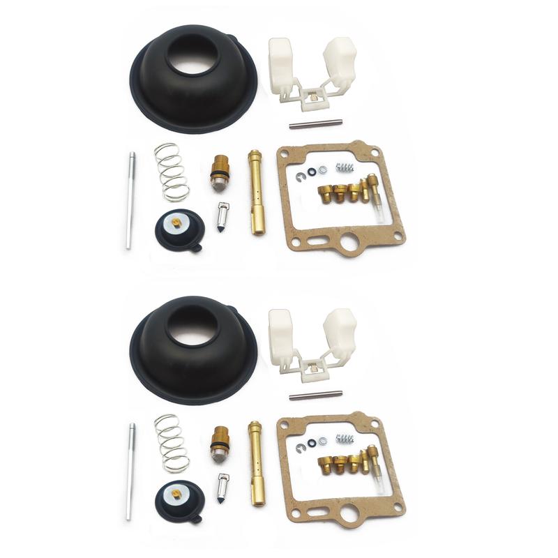 2sets Carburetor repair kit Configure vacuum diaphragm and float for Yamaha Virago XV750 1988-1998 XV 750