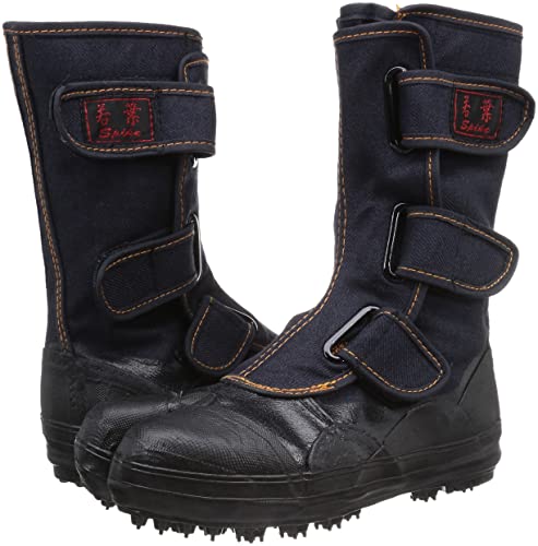 Soukaido Work Shoes, Young Leaves, Black, Size 23.0 Cm, 4E