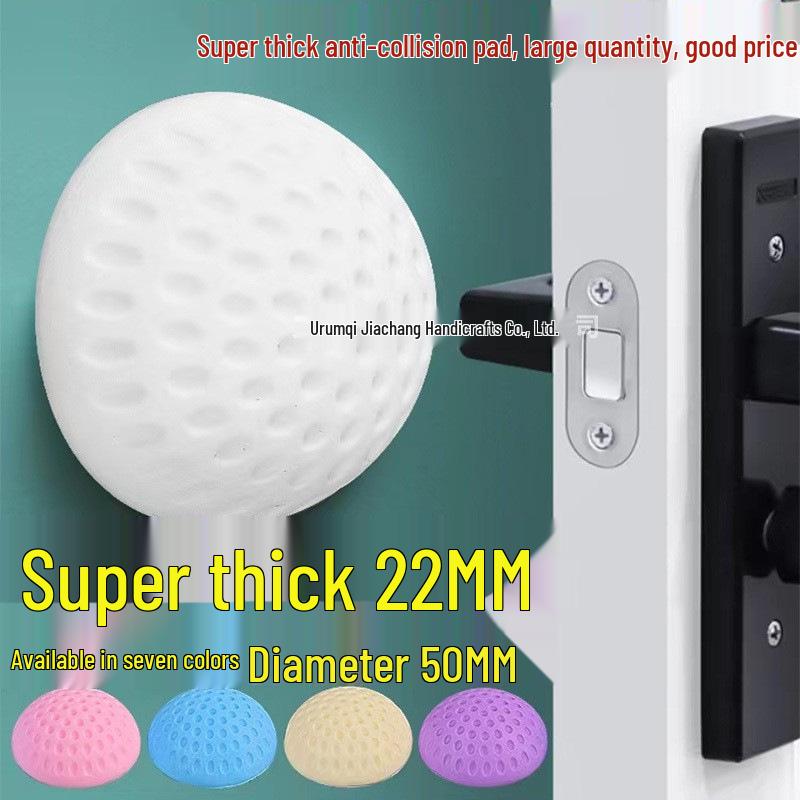 Thick Silicone Door Mat Bumper - Extra Thick Anti-Collision Pad & Door Stopper