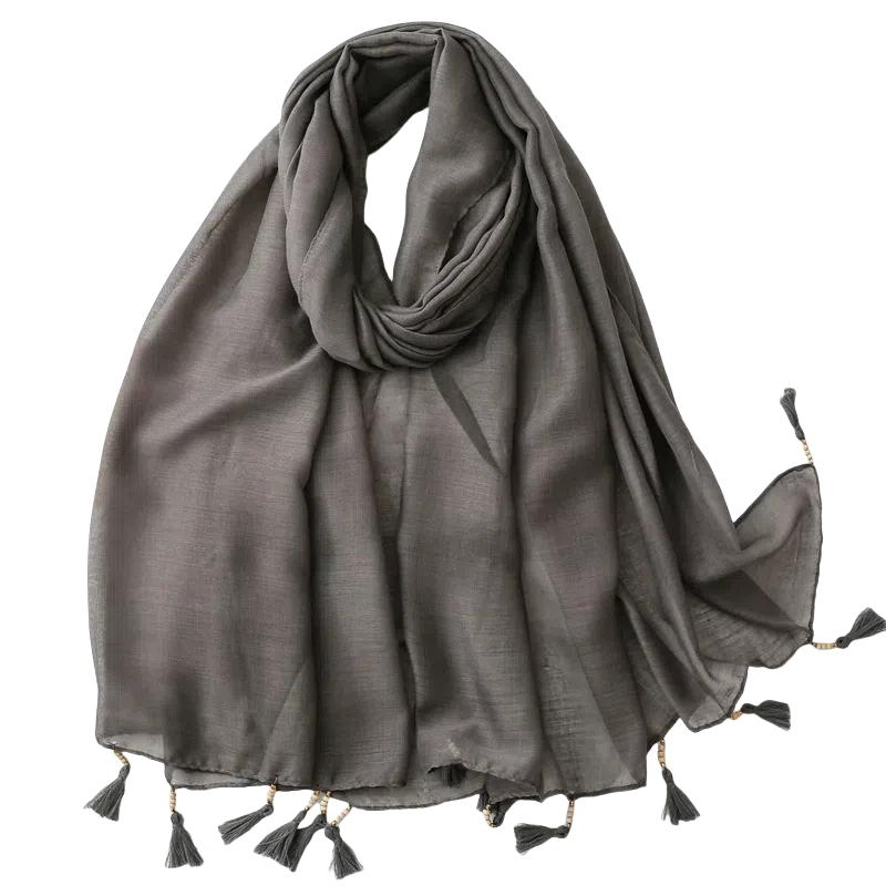 Lightweight Women's Sunshade Scarves,cotton and Linen Air Conditioning Sun Protection Beach Scarves Summer Shawl