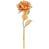 Artificial Golden Flower In Red Velvet Box - Elegant Decorative Piece for Home or Office - Ideal Gift for Special Occasions