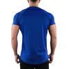 Muscleguys Laufshirts Herren Sommer Baumwolle Slim Fit Fitnesshemden Fitnessstudio Kleidung Sportoberteile für Mann Lässiges Rundhals Kurzarm T-Shirt