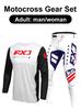 Conjunto de equipamento para motocross Enduro cross Camisa Calças Kits Conjunto de equipamento para piloto Off-road Kits Masculinos Femininos montanha Downhill Motocicleta MX