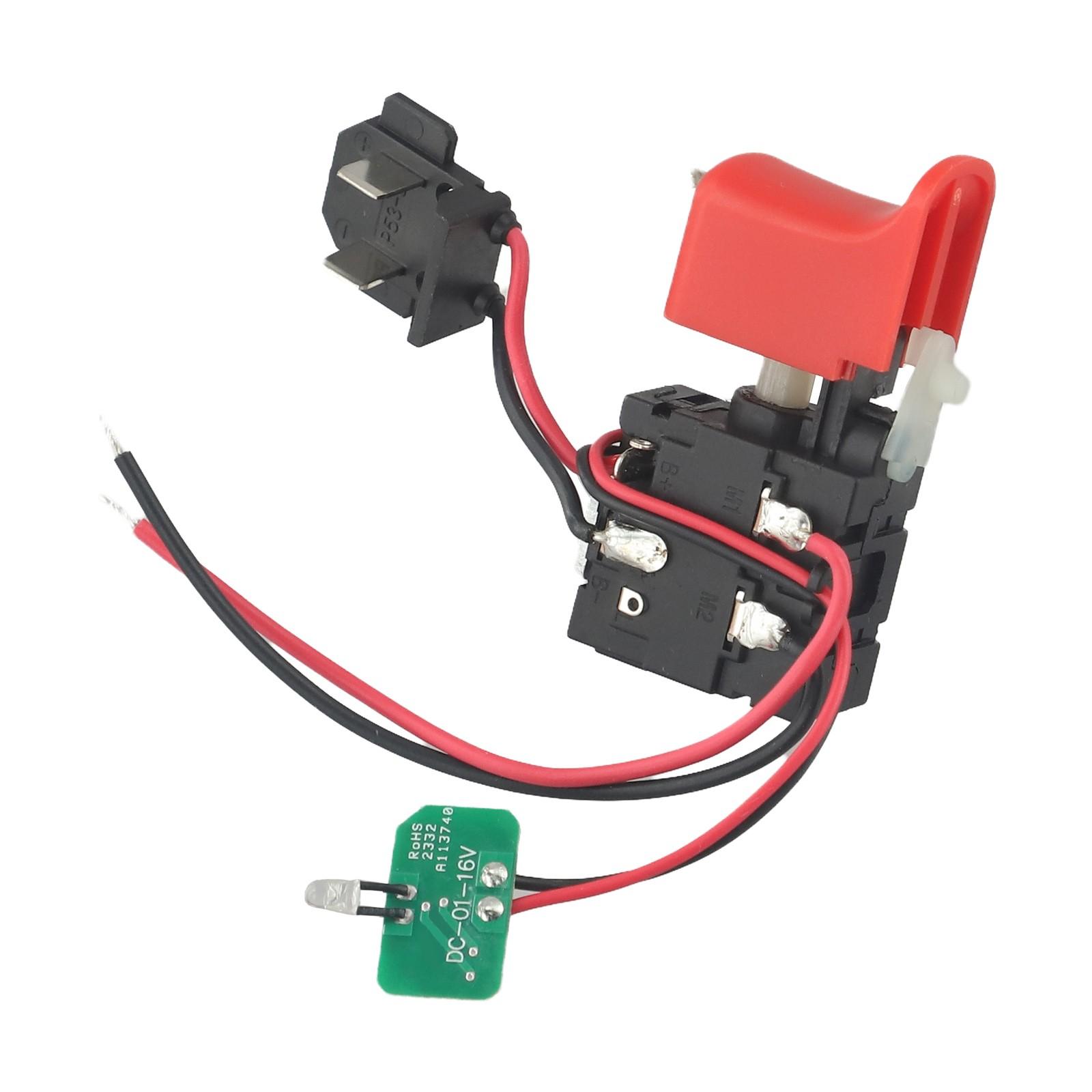 

29*60*27мм Перемикач курка дриля 37г Чорний+Червоний DCJZ1601