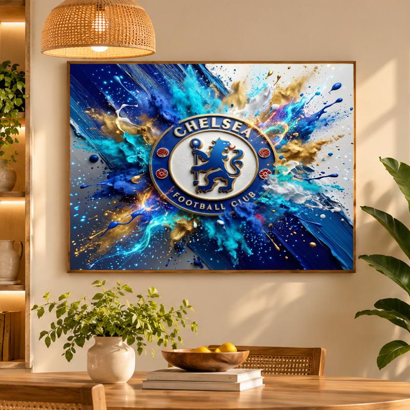 5D Diamond Painting Chelsea FC DIY Full Drill Diamond Art Kit Home Decoration