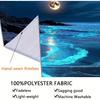 FENDROM 3D Fantasy Nature Sky Tapestry Stunningly Beautiful Moon Over Ocean Wall Hanging Landscape Wall Art Blanket for Bedroom Living Room