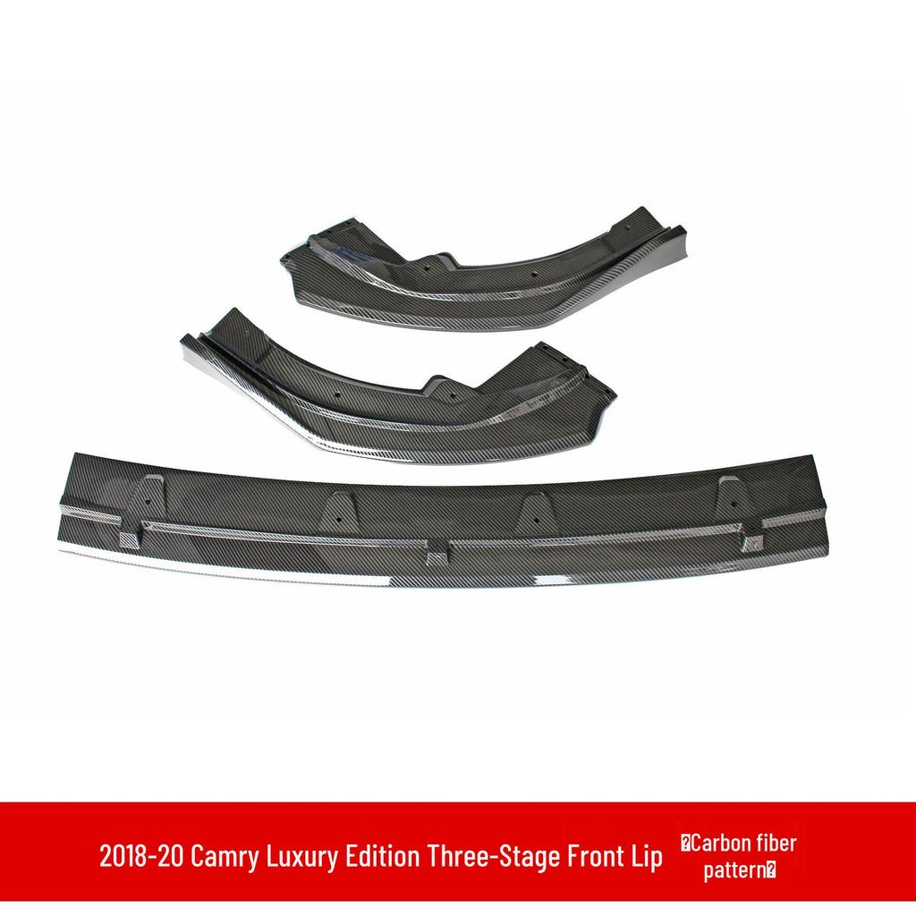 18-20 Gen 8 Camry Front Lip, Side Skirts, Rear & Top Spoilers, Louvers