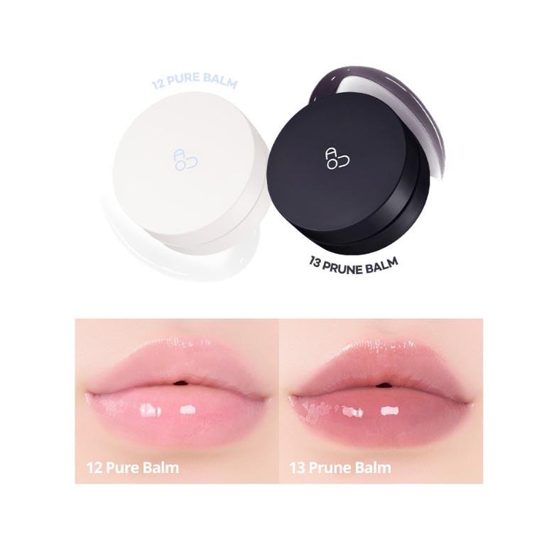 AOU Glowy Tint Balm 3,5 г 13 цветов, Бальзам для губ, который подчеркивает естественный цвет лица, Прозрачный блеск, который делает ваши губы объемными 13 Prune Balm