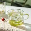 Glass Cup Women's Household Drinking Mug Heat-Resistant Milk Breakfast Coffe Cups Cute Girl Large-Capacity with Scale Mugs Gifts