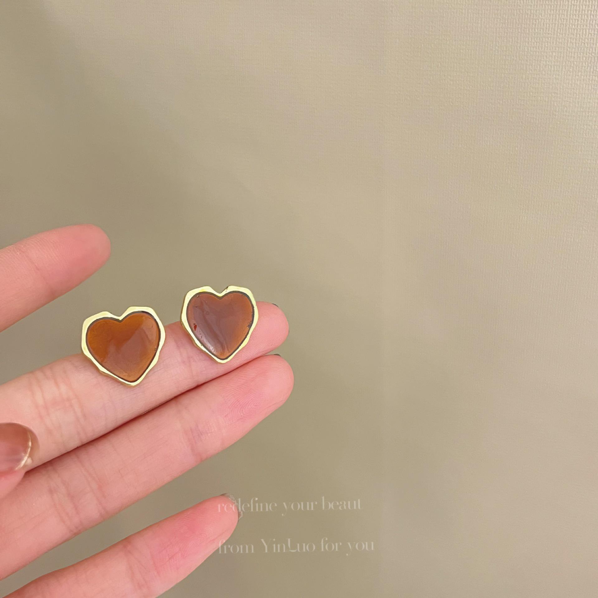 

«Серьги-иглы Майяра 925»: Янтарный жемчуг в стиле ретро для осени/зимы