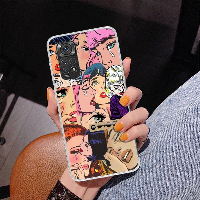 Brokenhearted Anime Girl Phnoe Case for Phnoe Case for Xiaomi Redmi Note 15 14 14S 13 Pro Plus 12 12S 11S 11E 10S 10 11T 5G Uniq