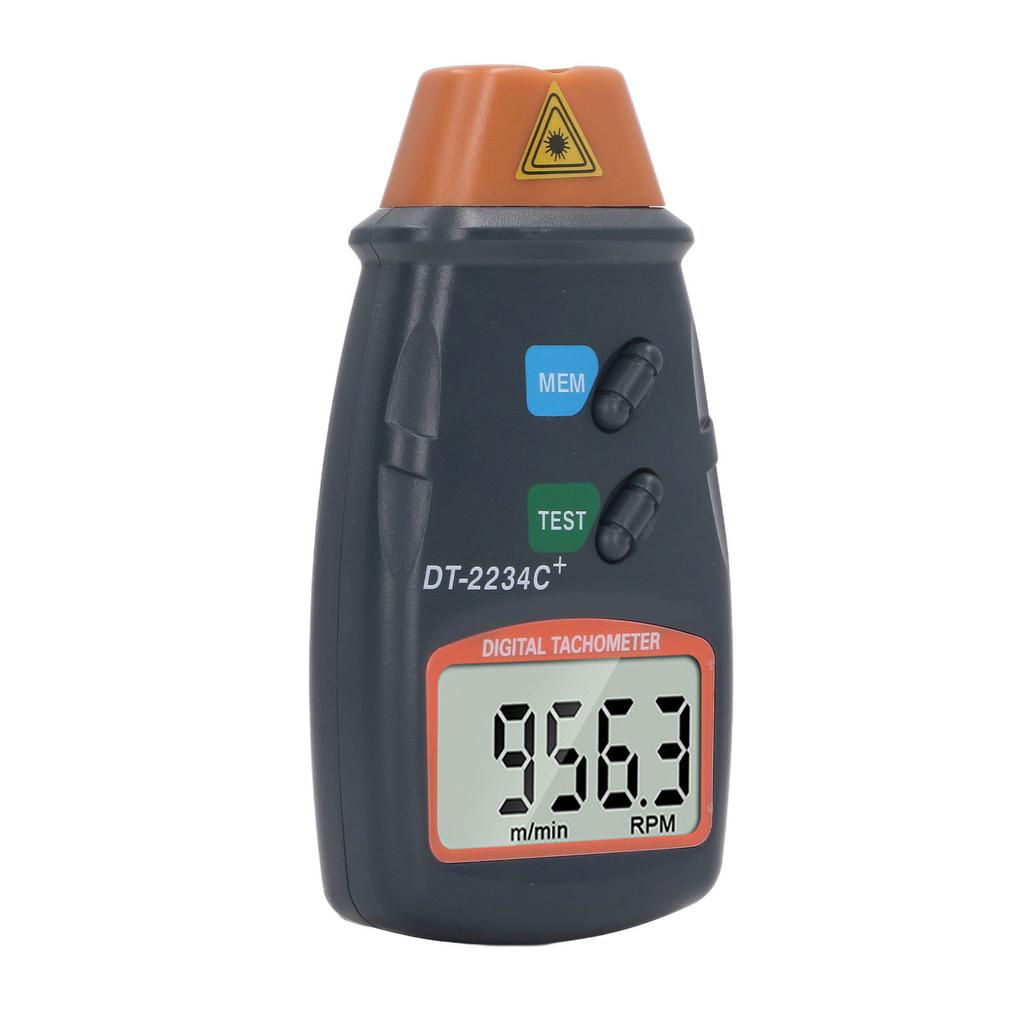 Digital Tachometer Laser Photo Non Contact Tach Meter Measurement Tool for Lathe RPM