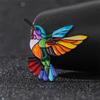 Broches de Beija-flor Coloridos Esmaltados Animal Pássaro Alfinete Mulheres Casaco Terno Corsage Acessórios de Roupa