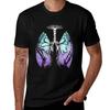 Butterfly Lung Blue Purple Tshirt Lightweight Running Sports Tshirt