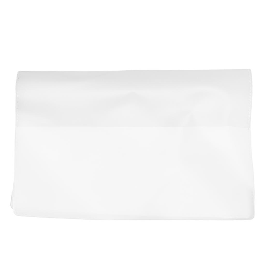 2pcs Passport Cover Portable Travel Waterproof Transparent Passport Bag Protector