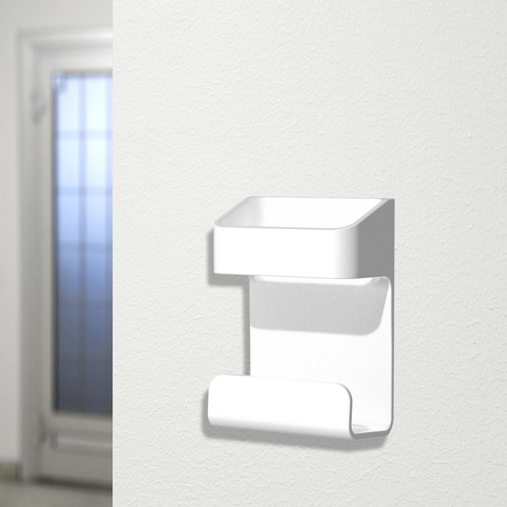 Wall Mounted Remote Control Holder TV Air Conditioner Remote Controller ABS Storage Rack