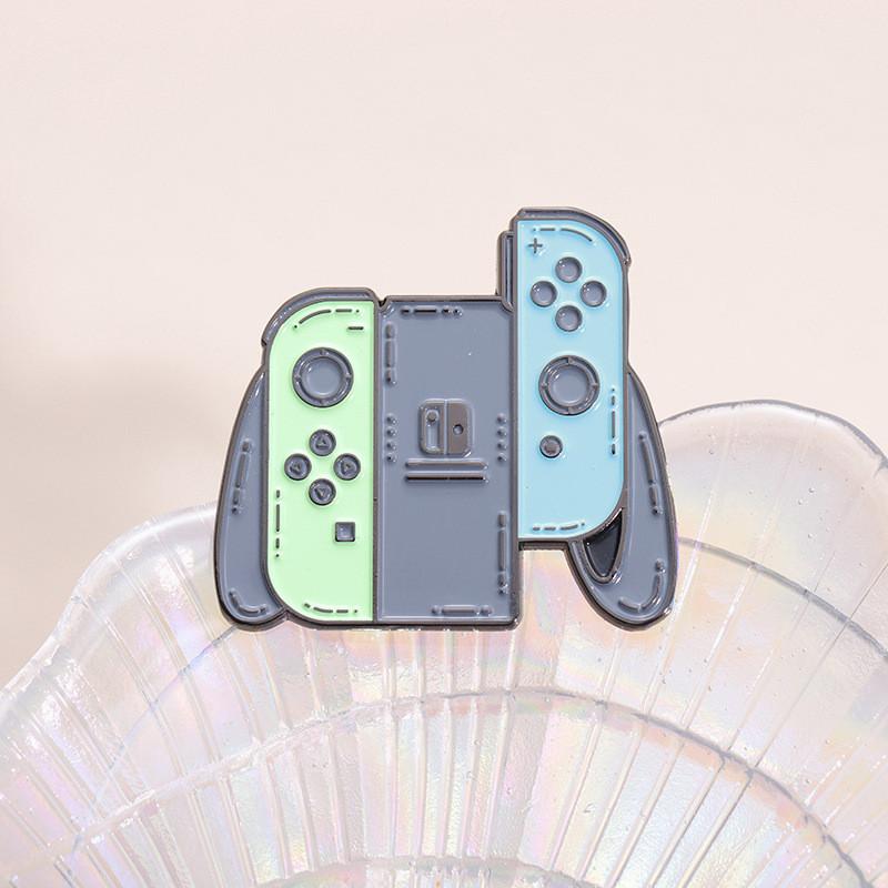 Eyecatching Multicolor Switch Controller Brooch Fun Accessory Ideal For Game Lovers