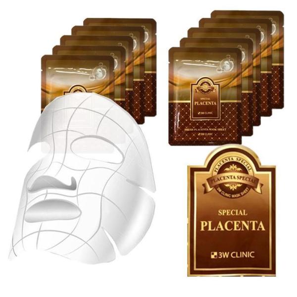 [OFL1L92O] 10 Placenta Extract High-Adhesion Cold and Hot Placenta Sheets (12133019)