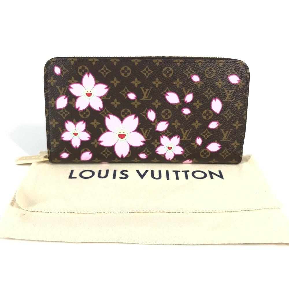 Louis Vuitton M13433 Murakami Takashi Monogram Zippy Wallet CherryBlossom Unused