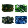 SMEHCF for Women and Hair Half Face Airsoft Paintball Neck Digital Camouflage Multi-Purpose Bandanas, 4-Pack, Men, Headbands, Balaclavas, Headscarves,