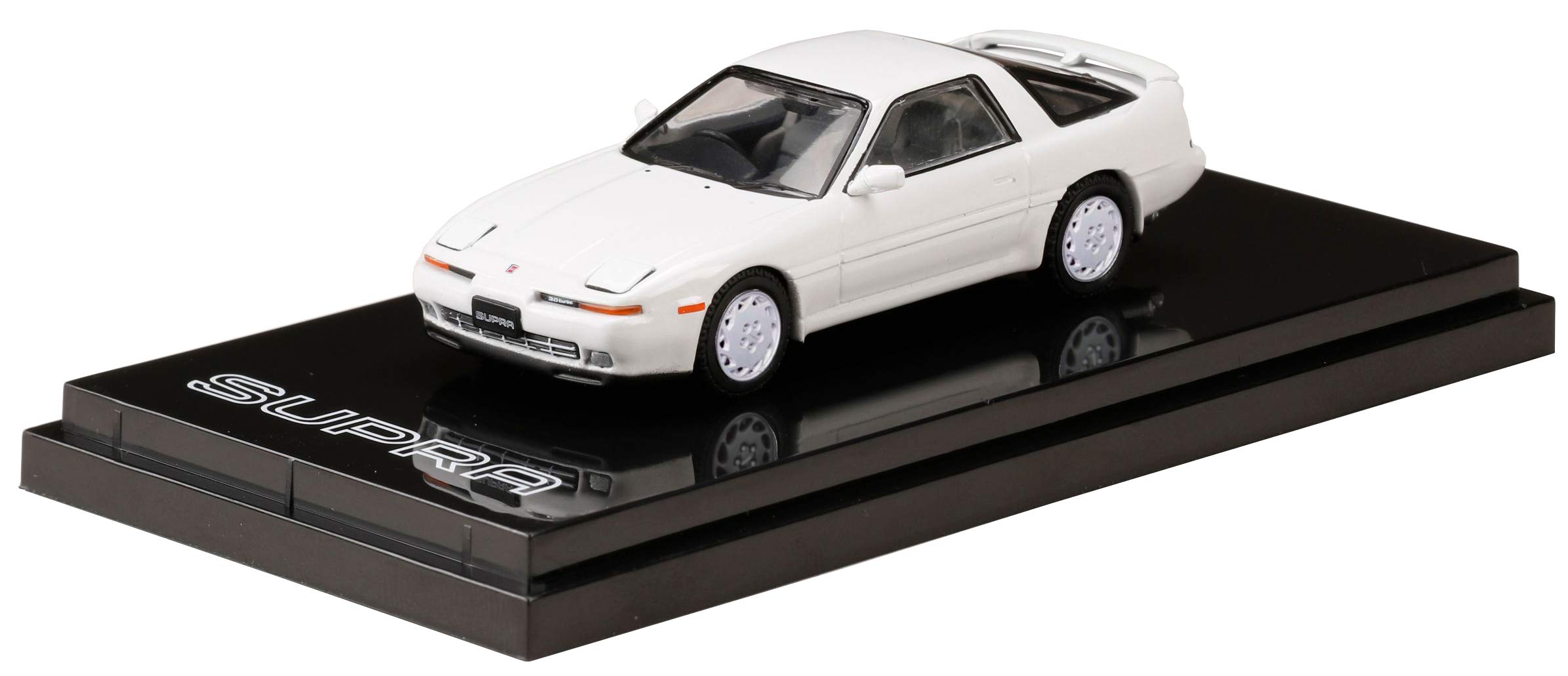 

Hobby JAPAN Scale Toyota Supra Turbo Limited 1989 Super White III Finished Model HJ641026GW 1/64 (A70) 3.0GT белый