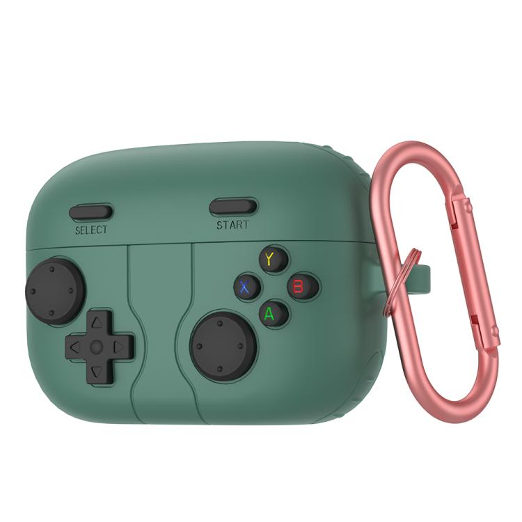 Vintage Game‑Controller Silicone Earbud Case With Metal Carabiner Shockproof Anti‑Drop Cover For Sony WF‑1000XM5 TWS Earbuds