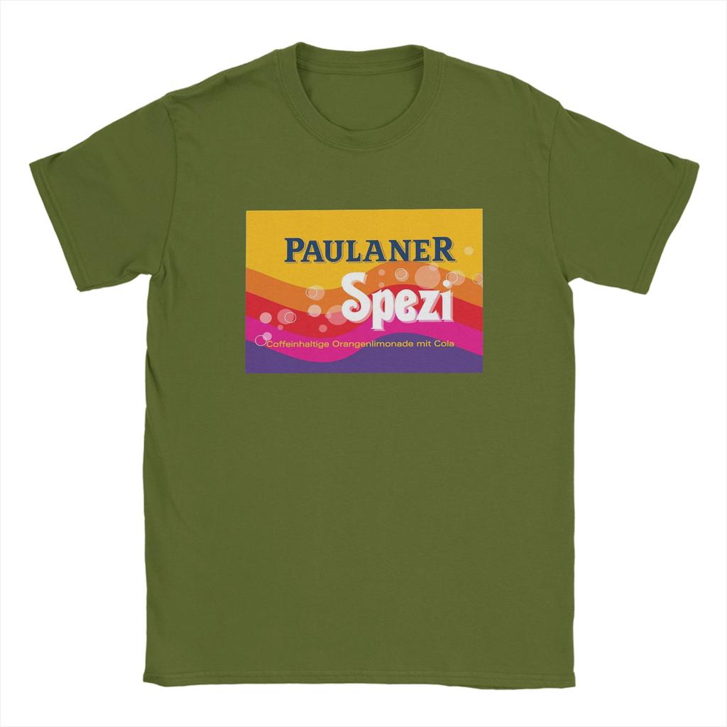 Paulaner Spezi Tričko Letní Čistá Bavlna Trička Pro Unisex Harajuku Volné Tričko Krátký Rukáv Streetwear Horní Díly