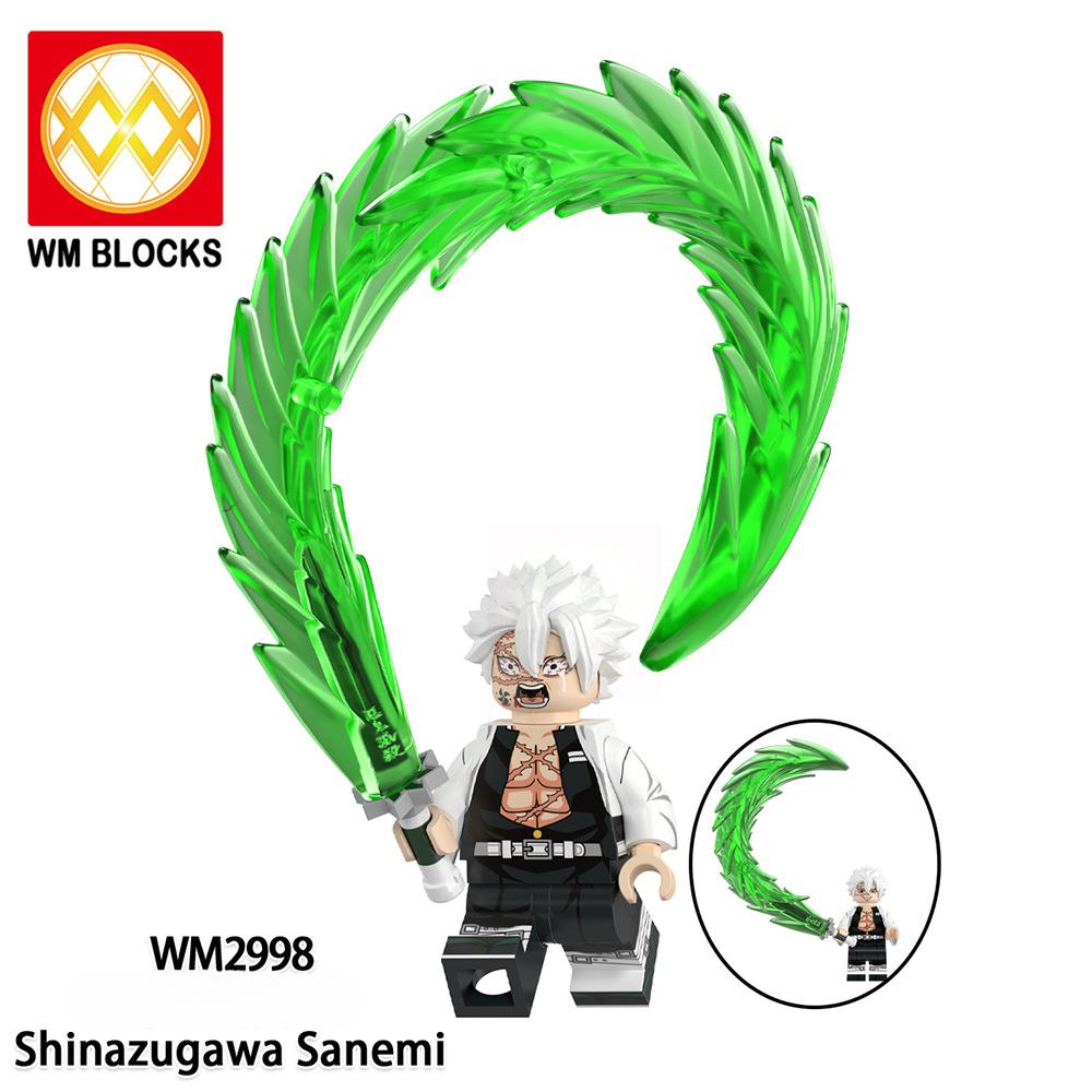 Animes Mini Bricks Action Figures Building Block Dolls Comic Assembly Assembly Toys for Children WM6218