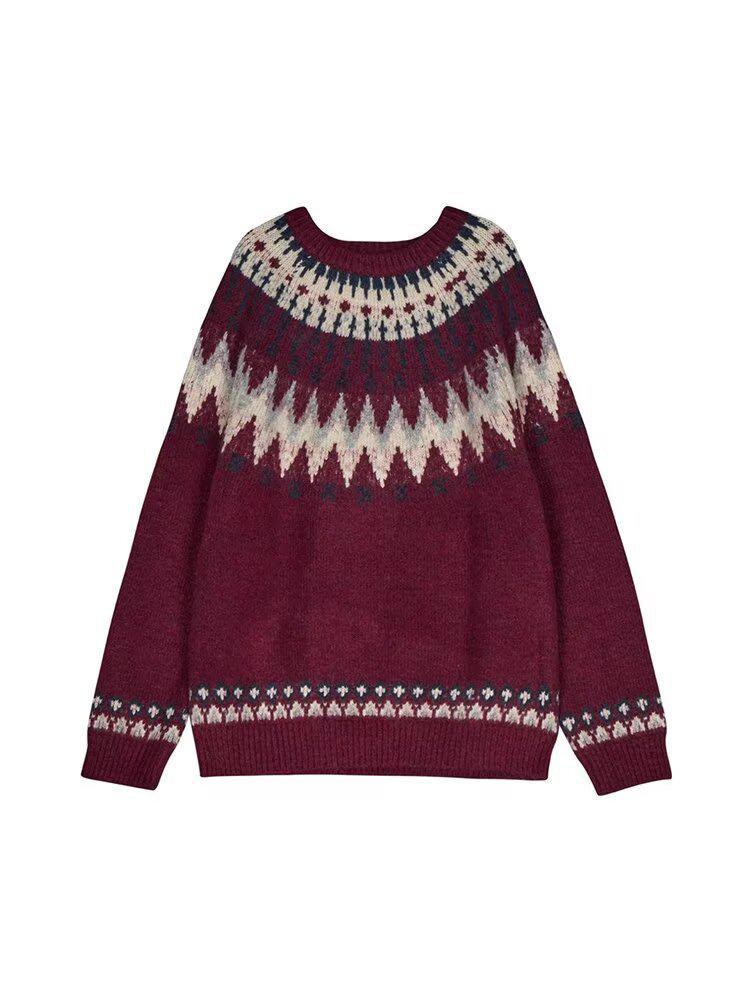 Herr 2025 Höst/Vinter Retro V-ringad Cardigan: Enfärgad, Vardags-, Lättsam Stil Stickat.