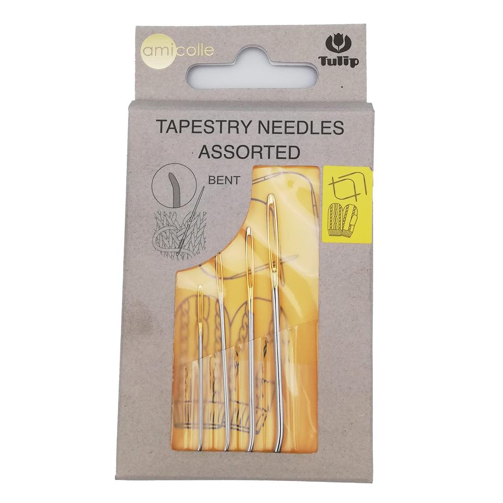 Tulip Yarn Sewing Bent AC065 Needles, Assorted, Tip,