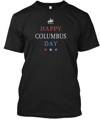 Fröhlichen Kolumbus-Tag T-Shirt Hergestellt in den USA Größe S bis 5XL