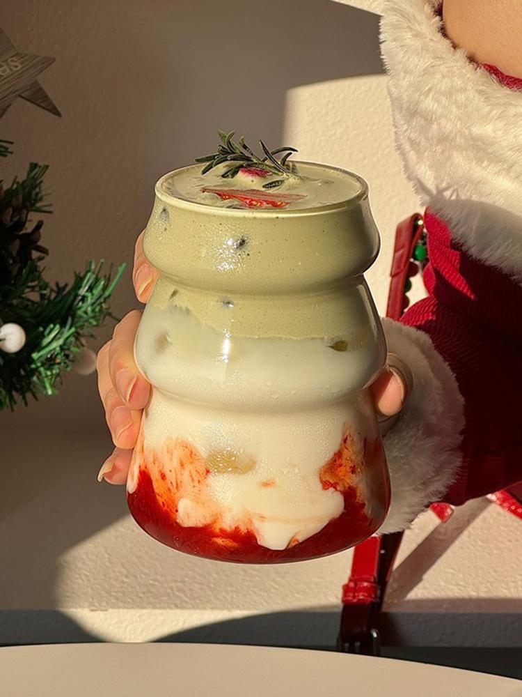 Transparent Glass Cup Milk Juice Cup  Heat-Resisting Coffee Wine Glasses Home Water Tea Mugs