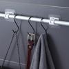4pcs Nail-Free Adjustable Curtain Rod Holder Clamp Curtain Rod Brackets