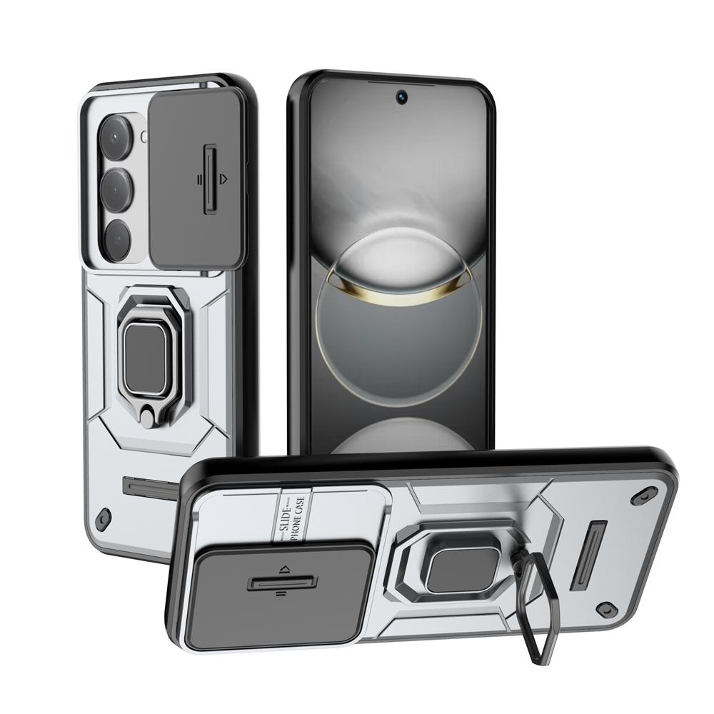 Pro Xiaomi Redmi 15 5G 169mm Pouzdro Magnetický Držák Prstenu Pancéřové Pouzdro na Telefon pro Redmy 15 Redmi15 5G Posuvný Kryt Kamery Ochrana Zadního Krytu