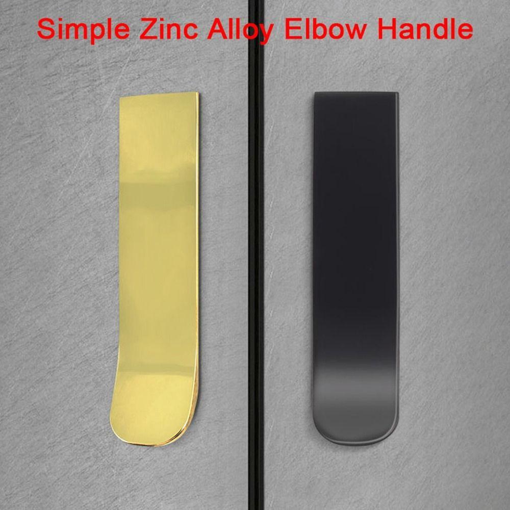 

Ручки для дверей шкафа из цинкового сплава, ручки для выдвижных ящиков, новая изогнутая ручка для шкафа