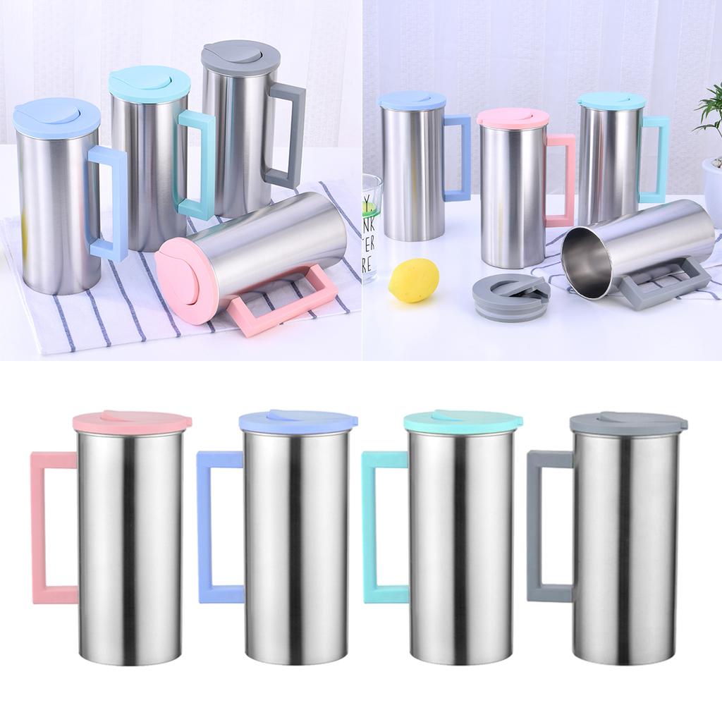 8L Stainless Steel Jug for Water and Beverages - Sleek Design for Kitchen and