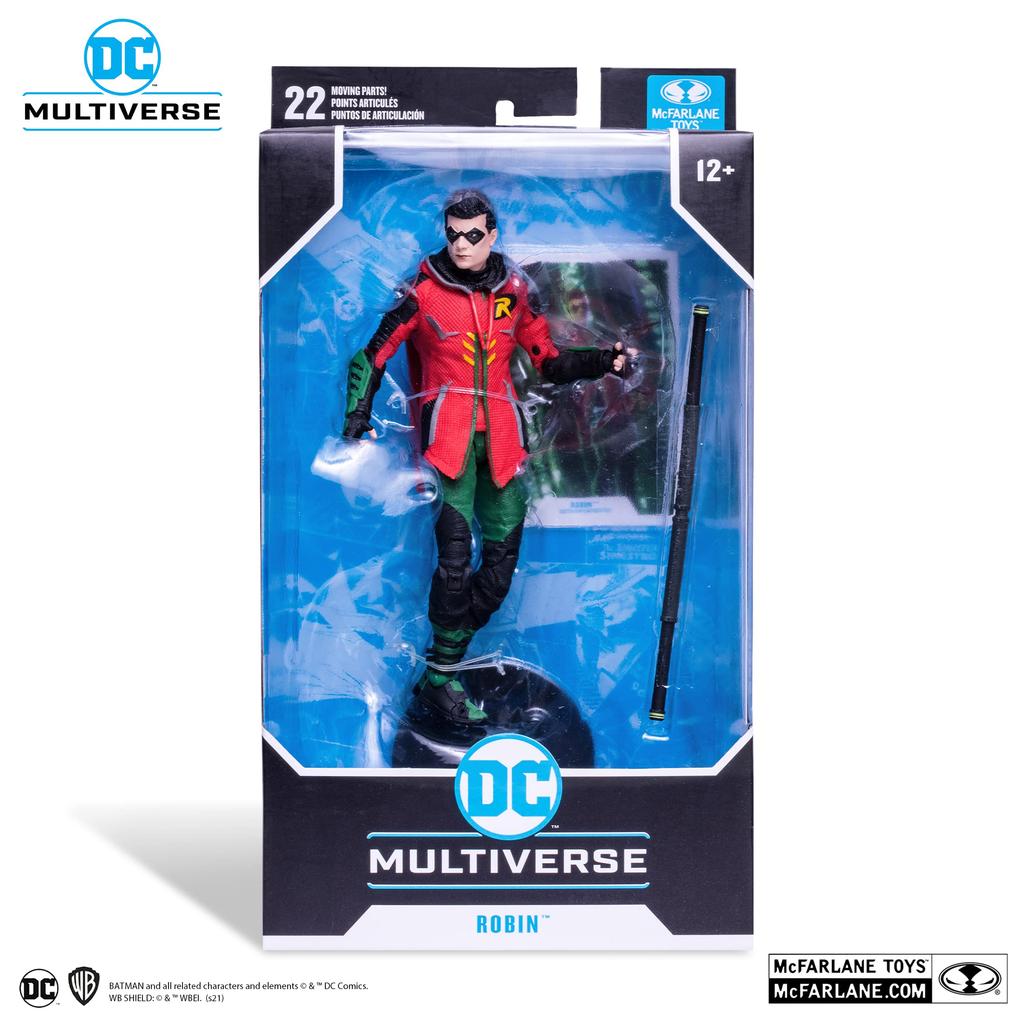 DC Multiverse DC Comics Gotham Knights Robin 7 Inch Action Figure Red Approximately 18 Cm Tall 15377 #111