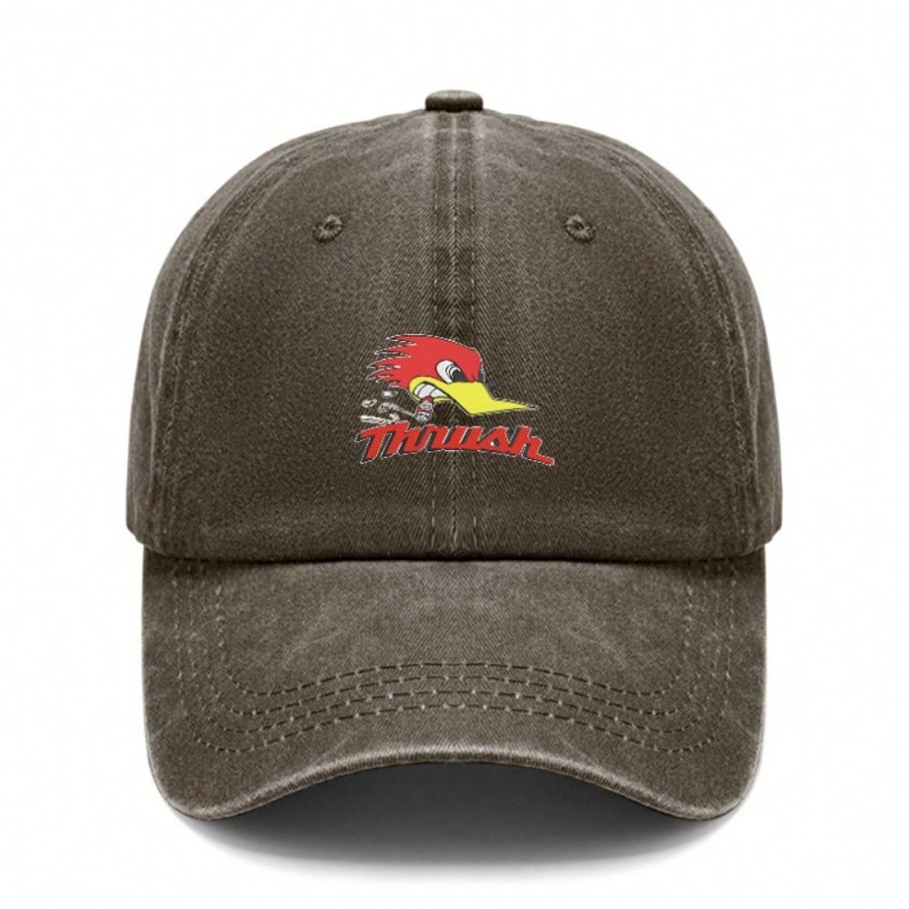 [Vintage Baseball Cap] Thush Duck Print Polyester Adjustable Sun Hat Unisex Streetwear Outdoor Sports - Gift For Him