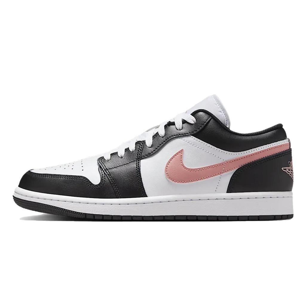 Jordan Air Jordan 1 Abrasion Resistant Abrasion Resistant Low Top Vintage Basketball Shoes Unisex Black White Gray 553558-165(Team1453-)