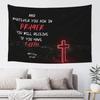 Christian Wall Art Wall Tapestry for Bedroom Aesthetic Christian Gifts for Women Faith Christian Decor Bible Verse Wall Art