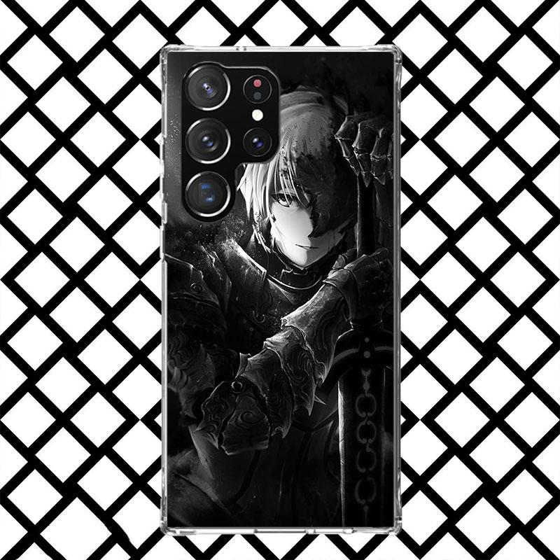 Fate Zero Stay Night Saber Phone Case for Samsung Galaxy S26 S25 Edge S24 S23 Ultra S22 Plus S21 FE S20 + Soft Cover Print Funda