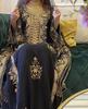 Islamic Gown Abaya Hand Work Dress Stylish Long Moroccan Dubai Farasha Kaftan