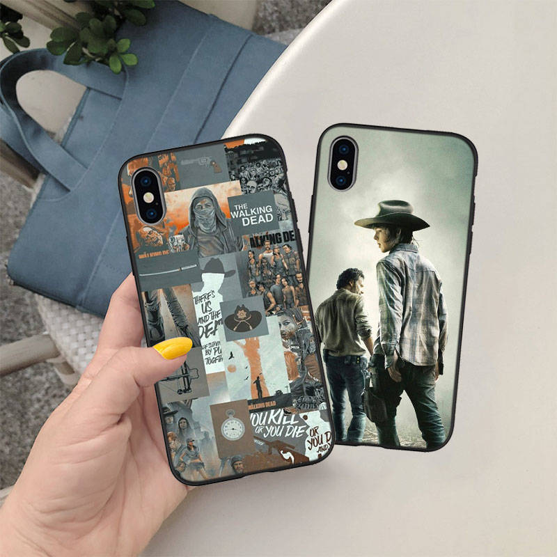 JO55 la serie the walking dead Custodia per Telefono per iPhone 7 8 11 12 13 14 15 16 16E XS Pro Max XR X SE Samsung S20 S21 S22 S23 S24 FE Ultra Plus Lite S21S A55