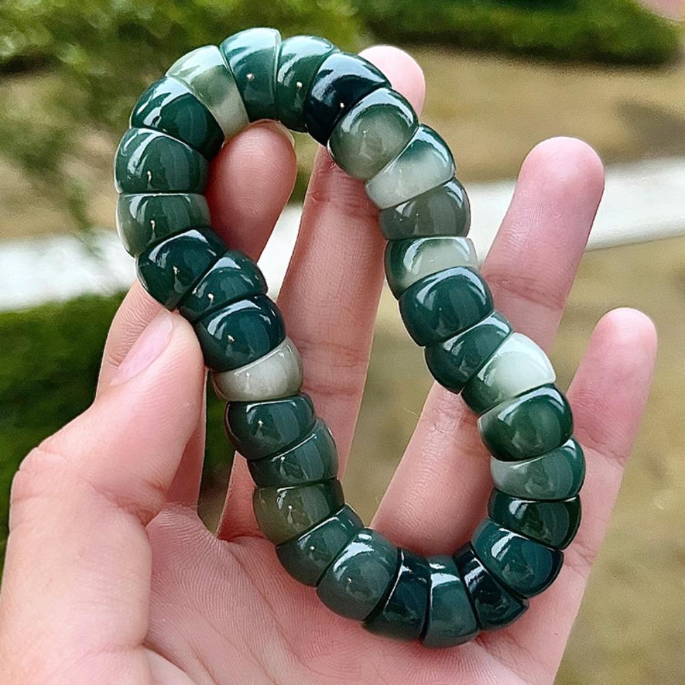 

Creative Gift Lucky Bodhi Beaded Bracelets Protection Stretchable Bodhi Bracelet Purple Grape Color Bangle