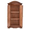 1:12 Scale Mini Vintage Wooden Double Door Closet Wardrobe Dolls House Accessory Dollhouse